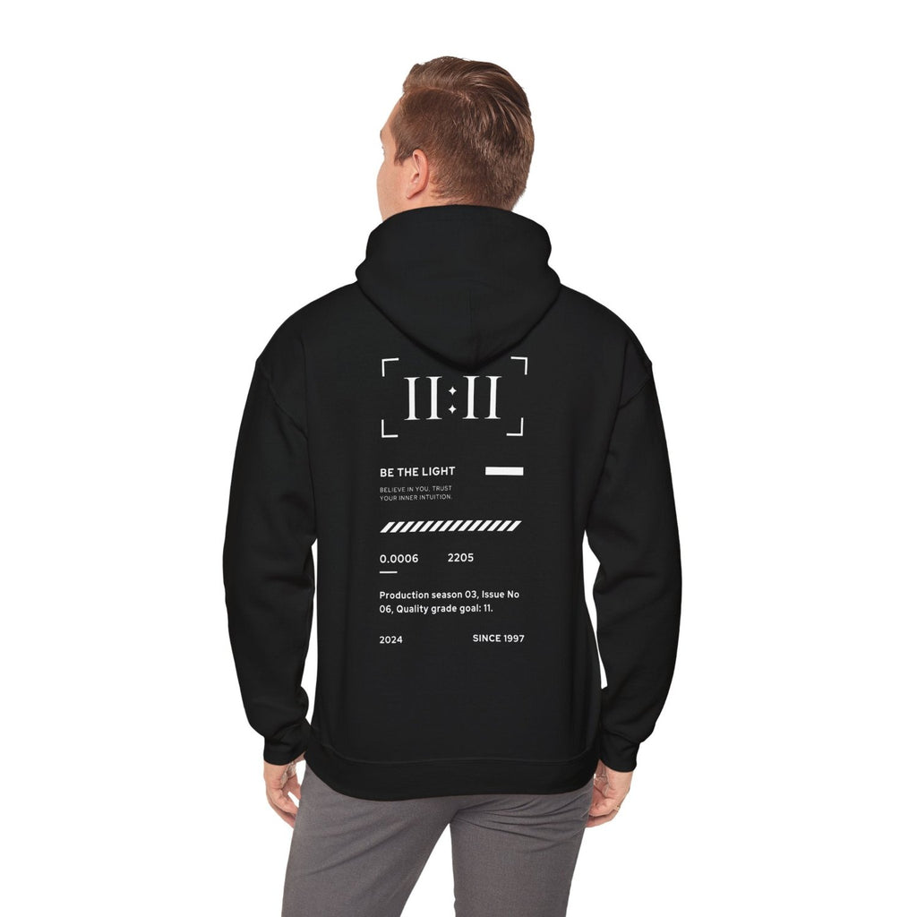 Sweat à capuche Be The Light premium