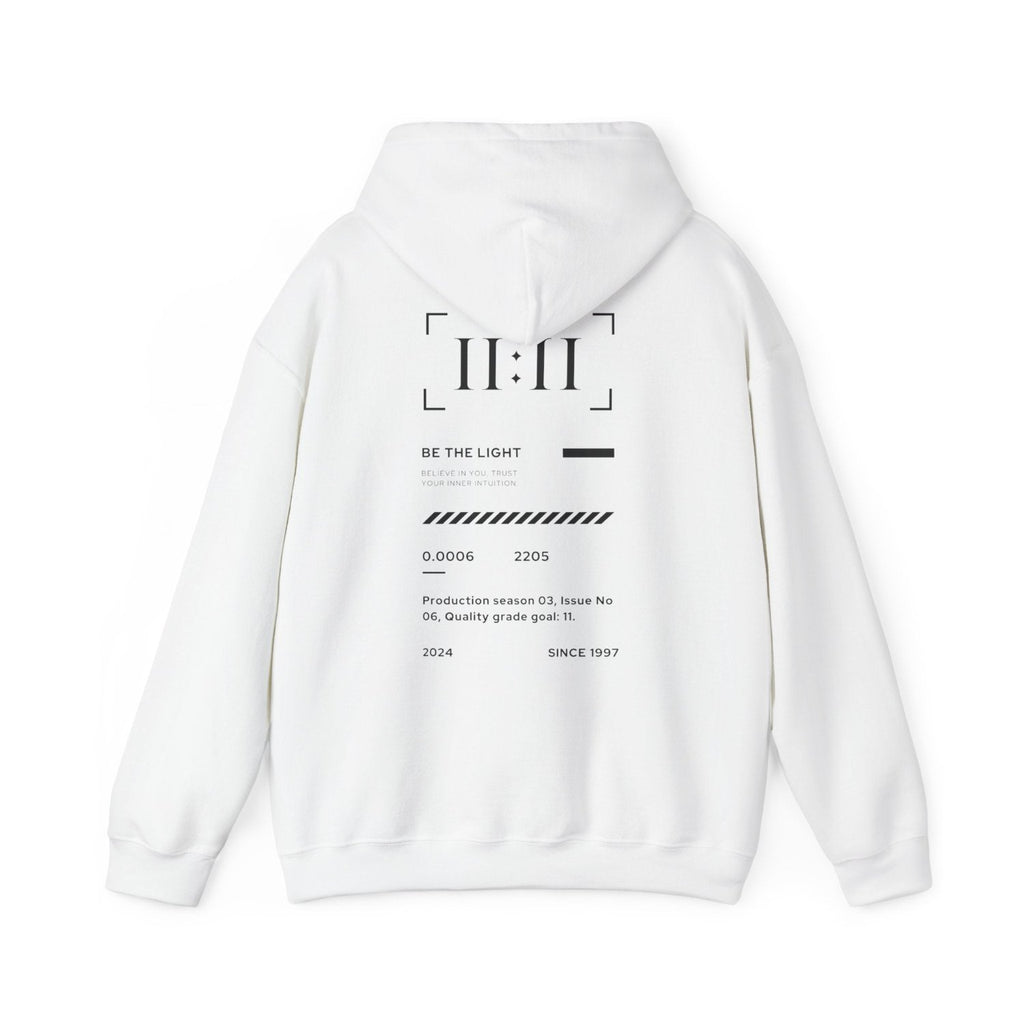 Sweat à capuche Be The Light premium