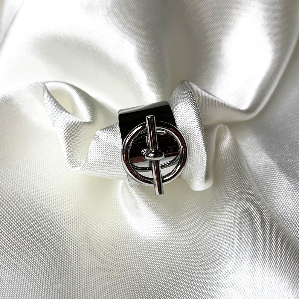 Bague Octavia argenté - The 11h11 Label